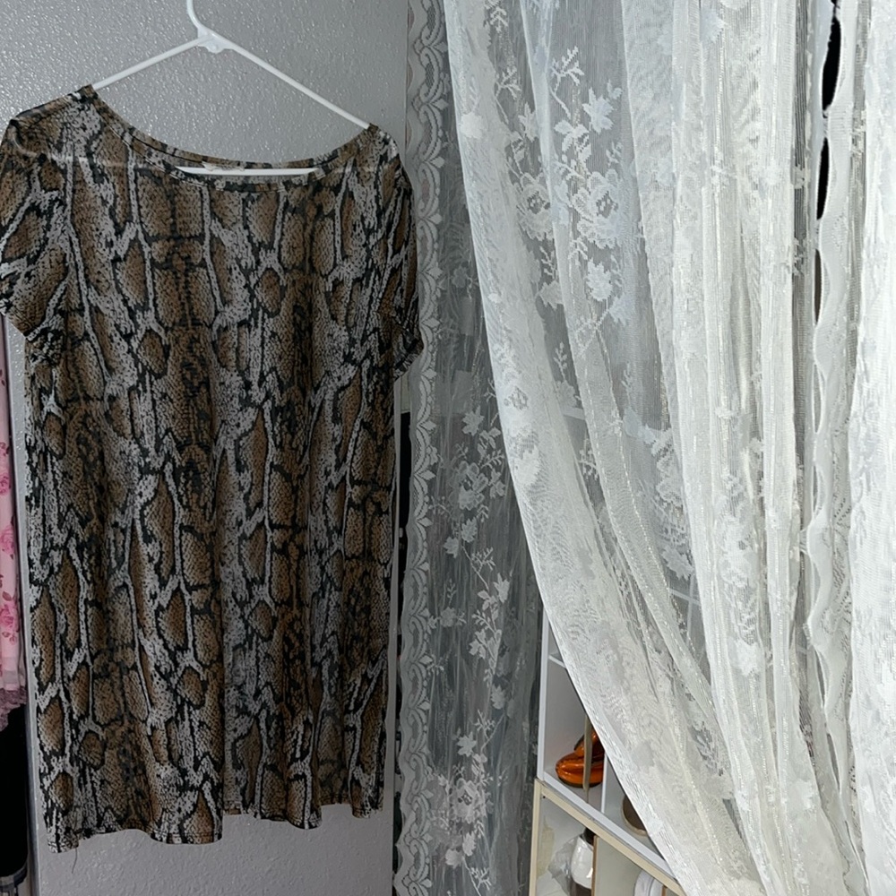 Smoke & Mirrors cover-up/mini dress
